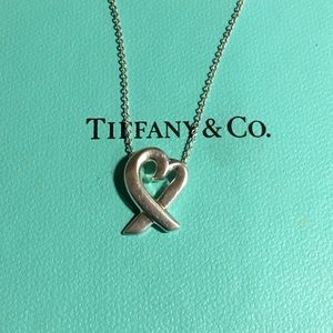 Tiffany & Co Picasso loving heart necklace